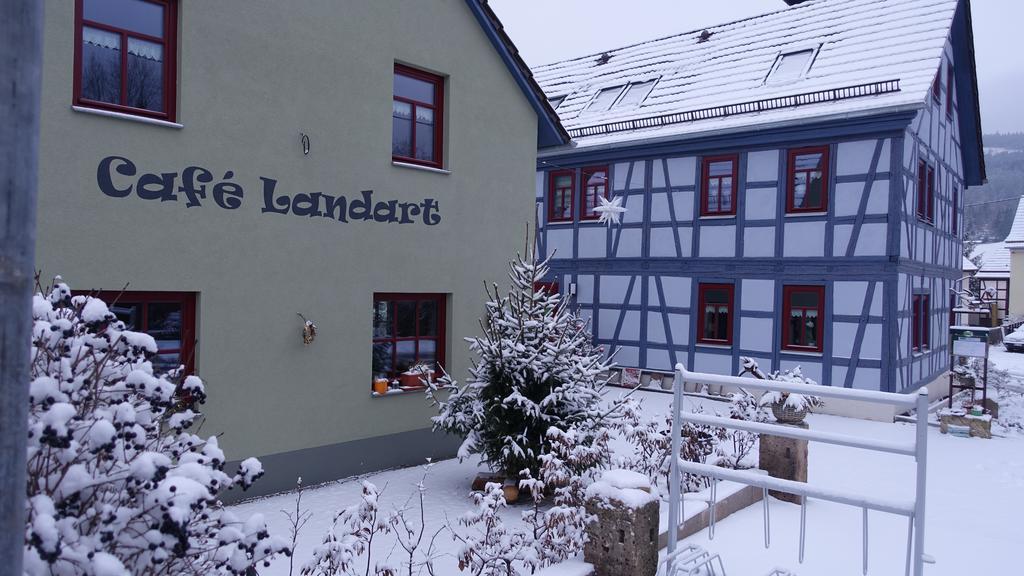 Cafe Landart Im Thueringer Finistere Apartment Plaue  Екстериор снимка